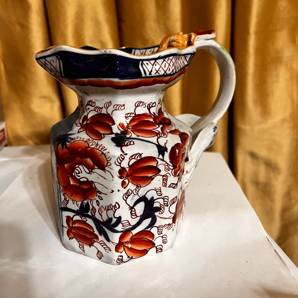 Antique IronStone China dragon vase